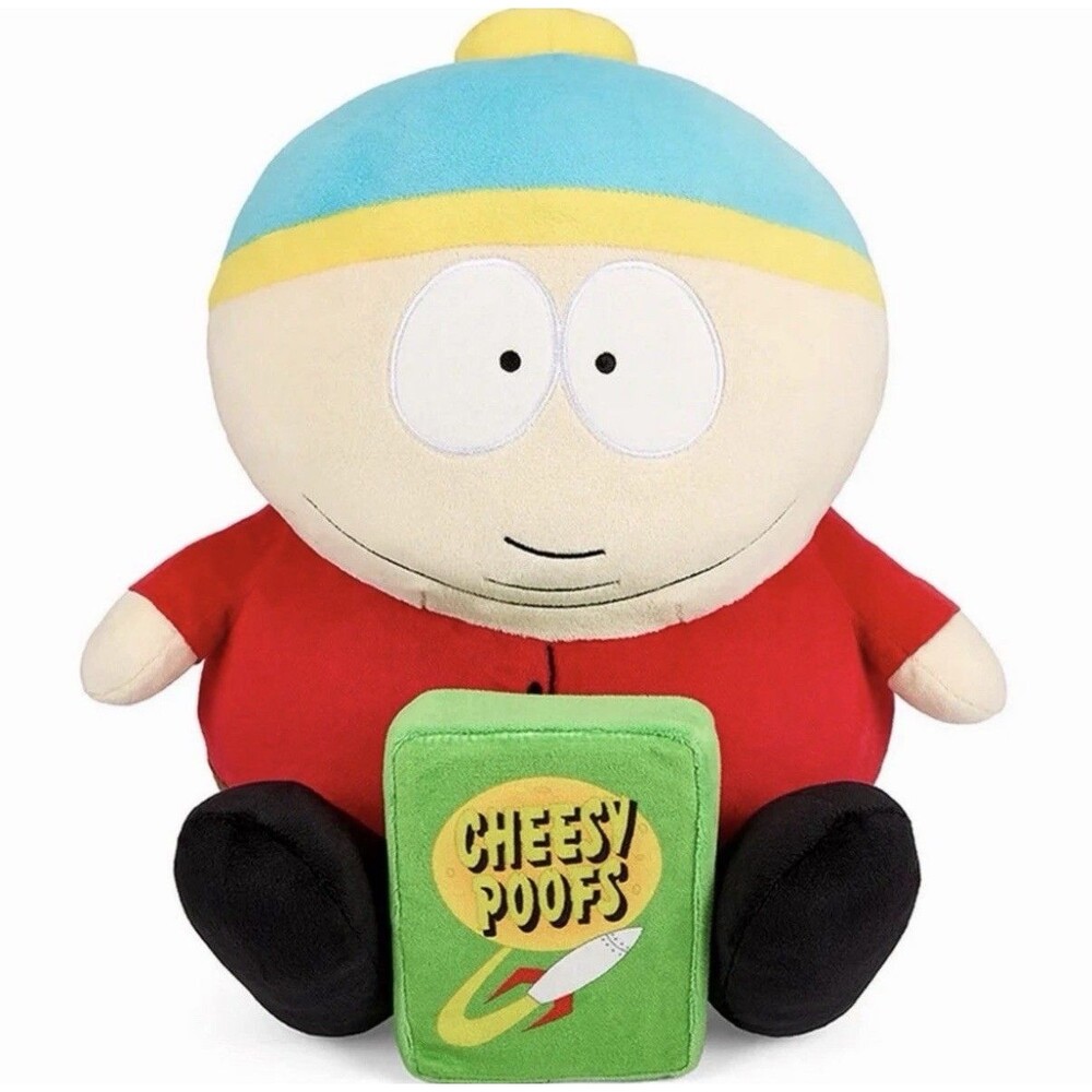 Kidrobot South Park Cartman w/ Cheesy Poofs 13" HugMe Shake Action Plush Working